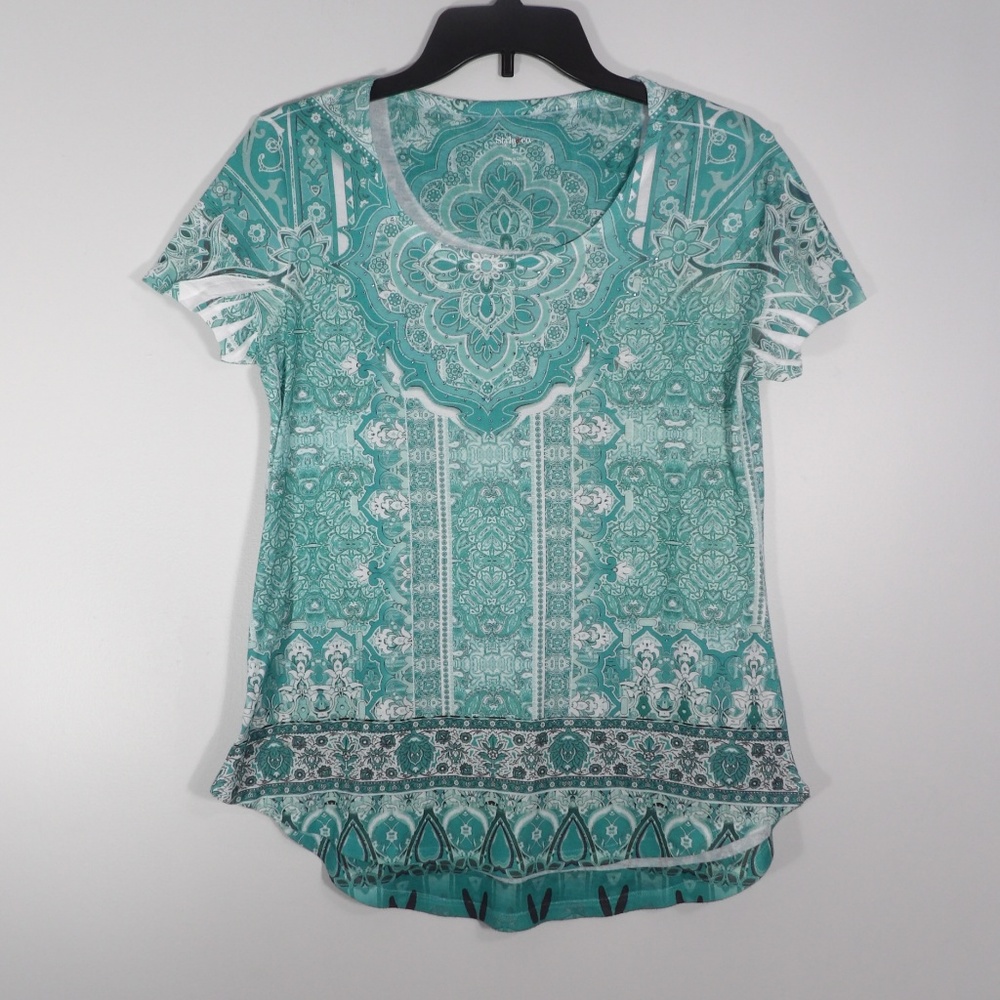 Style & Co Embellished T shirt Size S